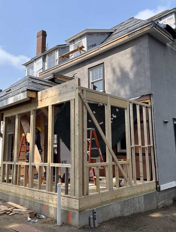 completed home improvement project by Allstar Construction