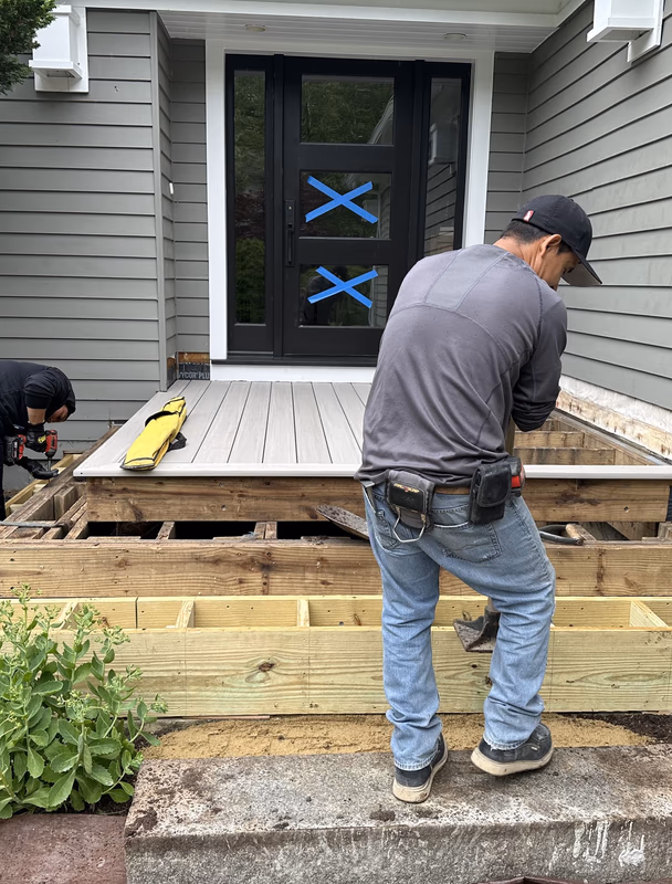 completed home improvement project by Allstar Construction